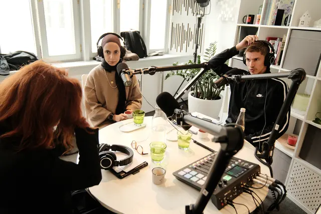 Edith Meinhart, Esim Karakuya, Fabian Reicher (von links) | Fotocredit: Copyright: Christopher Glanzl